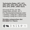 Sicherheits-Schlüsselschalter Schlüsseltaster