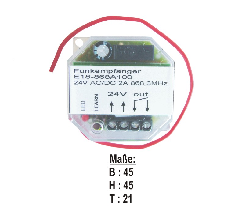funk tastatur codetaster codeschloss empfänger
